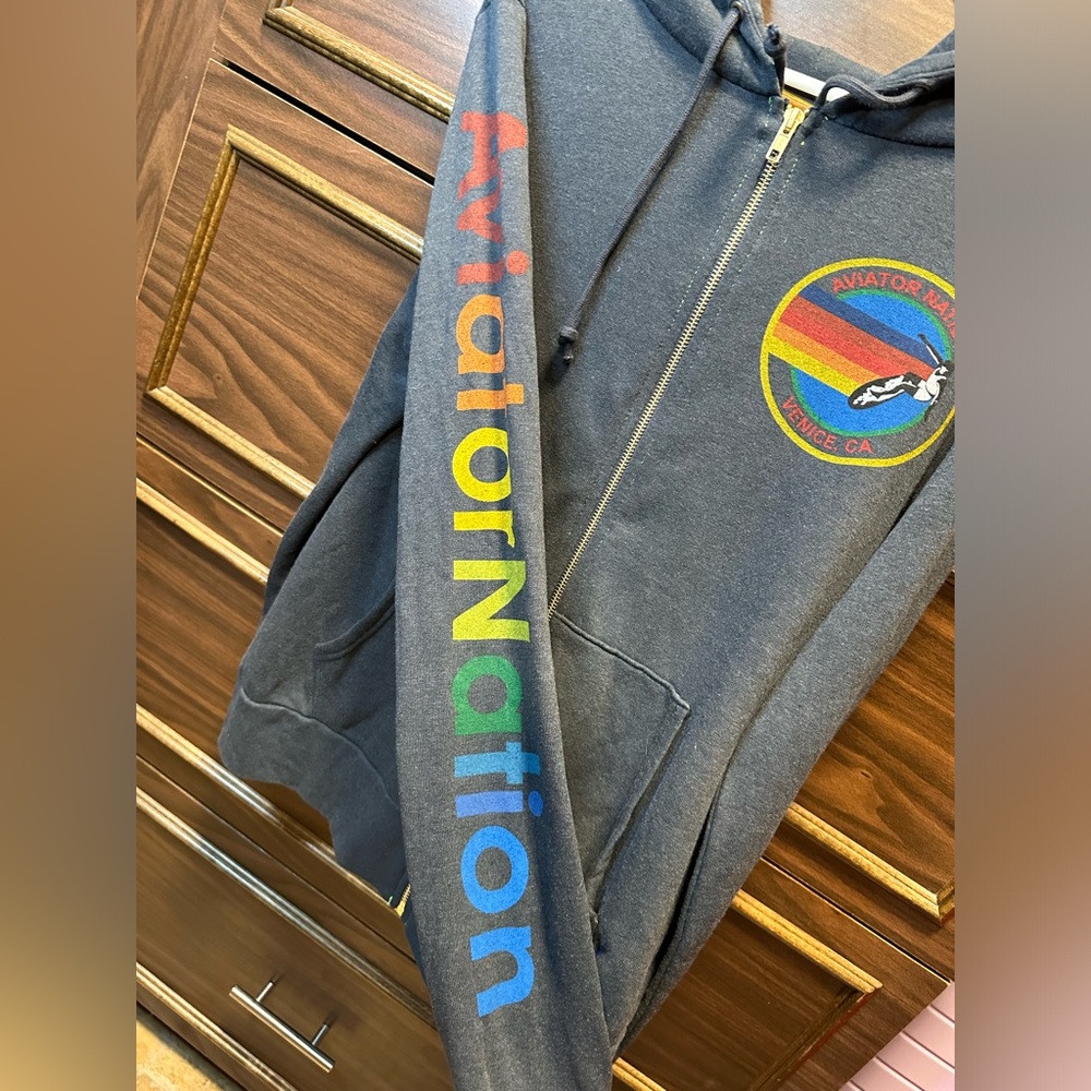NWT Aviator Nation Venice Hoodie Size Large Unisex - Picture 5 of 7